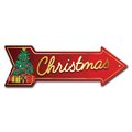 Signmission Christmas Arrow Sign Funny Home Decor 18in Wide P-ARROW-999915